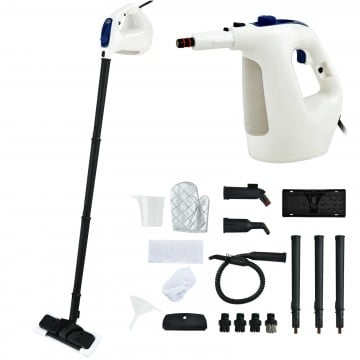 1400W Multipurpose Pressurized Steam Cleaner with 17 Pieces Accessories