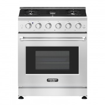 30 Inches 120V Natural Gas Range with 5 Burners Cooktop