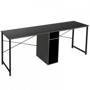 79 Inch Multifunctional Office Desk for 2 Person with Storage