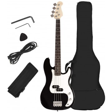 Electric Bass Guitar Full Size 4 String Strap Guitar
