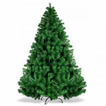 6/7.5/9 Feet Premium Artificial Hinged PVC Christmas Tree with Metal Stand
