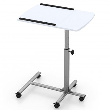 Adjustable Angle Height Rolling Laptop Table