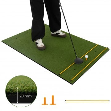 5 x 3 ft Artificial Turf Grass Practice Mat for Indoors and Outdoors