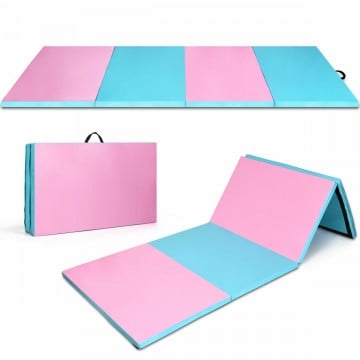 4 x10 Feet Gymnastics Mat with Carrying Handles