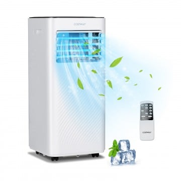 10000 BTU(Ashrae) Portable Air Conditioner with 4 Modes