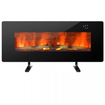 42 Inch Electric Wall Mounted Freestanding Fireplace with Remote Control