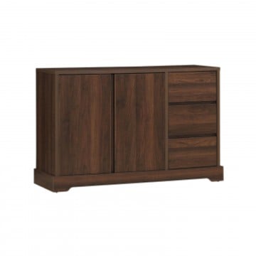 Buffet Sideboard Storage Console Table with 3 Drawers and 2-Door Cabinets