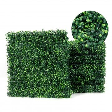 12 Pieces Artificial Boxwood Panels for Wedding Decor Fence Backdrop