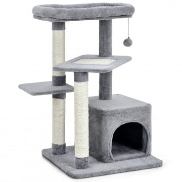 Multi-layer Cat Tree with Perch and Hanging Ball