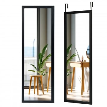 47.5 x 14.5 Inch Wood Frame Full Length Hanging Mirror