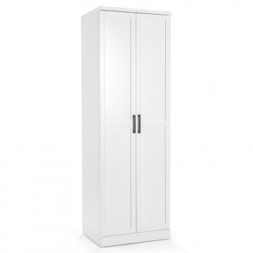 70 Inch Freestanding Storage Cabinet with 2 Doors and 5 Shelves