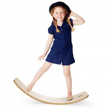 35 Inch Wooden Balance Board for Kids and Adults Support 660 Lbs