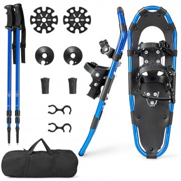 21/25/30 Inch Lightweight Terrain Snowshoes with Flexible Pivot System