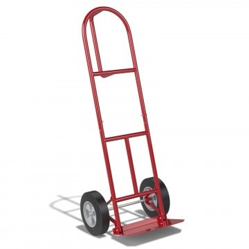 P-Handle Sack Truck with 10 Inch Wheels and Foldable Load Area