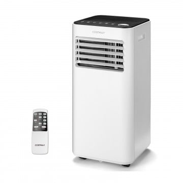 10000 BTU(Ashrae) Portable Air Conditioner with Fan Dehumidifier Sleep Mode