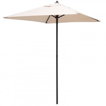 5 Feet Patio Square Market Table Umbrella Shelter with 4 Sturdy Ribs