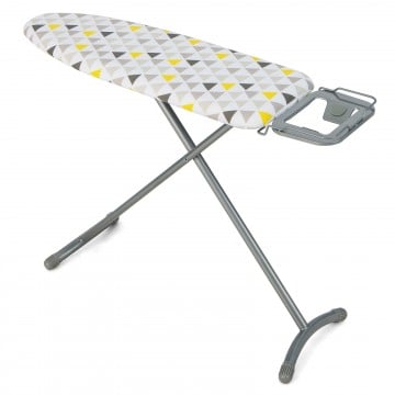 44 x 14 Inch Foldable Ironing Board with Iron Rest Extra Cotton Cover