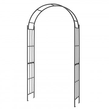 7.5 Feet Metal Garden Arch for Climbing Plants and Outdoor Garden Decor