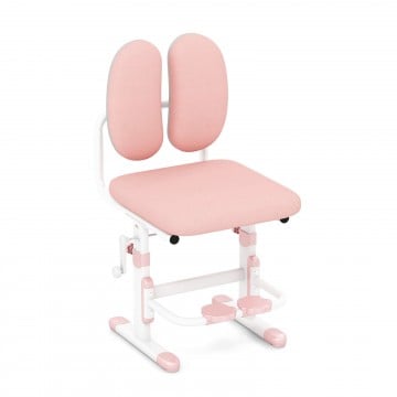 Ergonomic Height-adjustable Kids Study Chair with Double Back Support