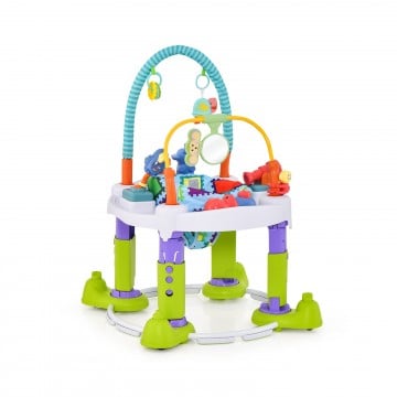 4-in-1 Baby Bouncer Activity Center with 3 Adjustable Heights