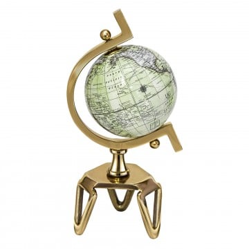 Educational Geographic 5/8/10 Inch World Globe with Triangle Metal Stand