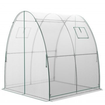 6 x 6 x 6.6 FT Outdoor Wall-in Tunnel Greenhouse