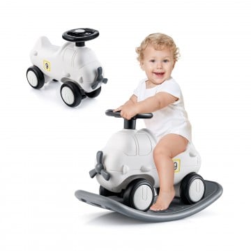 3-in-1 Rocking Horse and Sliding Car with Detachable Balance Board