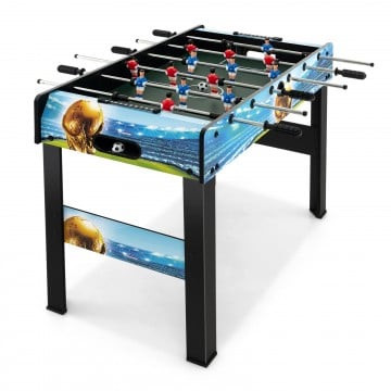 37 Inch Mini Foosball Table with Score Keeper and Removable Legs