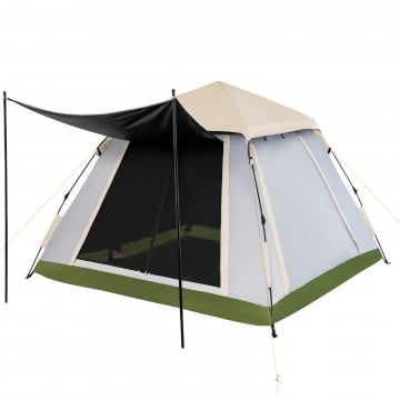 2-4 Person Instant Pop-up Camping Tent with Removable Rainfly
