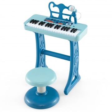 Kids Piano Keyboard 37-Key Kids Toy Keyboard Piano with Microphone for 3+ Kids