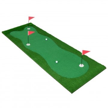 Golf Putting Green with Realistic Artificial Grass Turf