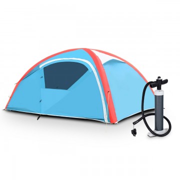 3 Person Inflatable Camping Waterproof Tent with Bag And Pump