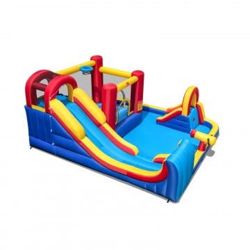 Inflatable Bounce House with Water Slides (without Blower)