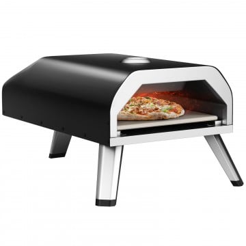 15000 BTU Gas Pizza Oven with Pizza Stone Cutter Peel