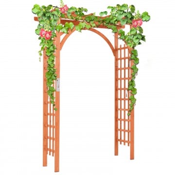 Garden Archway Arch Lattice Trellis Pergola for Climbing Plants and Outdoor Wedding Bridal Decor
