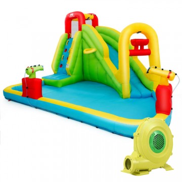 Outdoor Inflatable Water Bounce House with 480W Blower