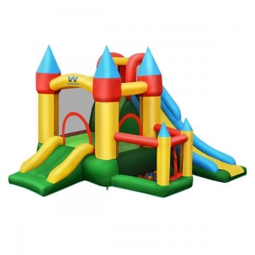 Kids Inflatable Dual Slide Jumping Castle with 780W Blower