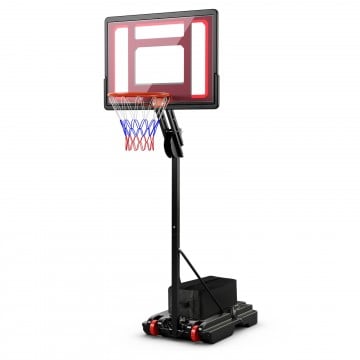 Quickly Height Adjustable Portable Basketball Hoop with Shatterproof Backboard