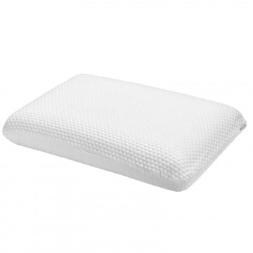 Memory Foam Pillow with Zippered Washable Cover for Back Side Sleepers