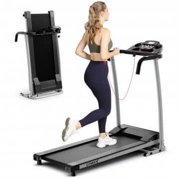 Folding Treadmill with 12 Preset Programs and LCD Display