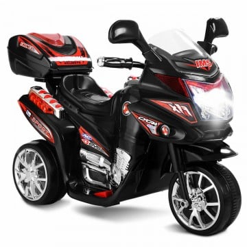 6V Powered 3 Wheels Kids Electric Ride-on Toy Motorcycle