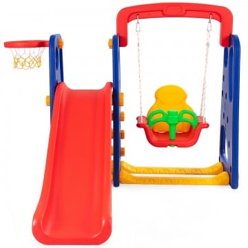 Blue & Red Playset