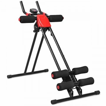 Abdominal Workout Equipment with LCD Monitor for Home Gym