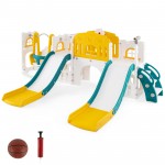 [☆10-in-1] Swing & Slide Set with Double Slides