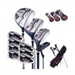 Higher configuration, more poles, higher carbon content (men's model)