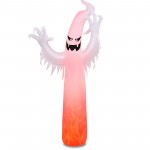 12 Feet Ghost with Flame Lights