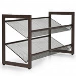 2/3/4 Tiers Flat and Slant Metal Shoe Rack