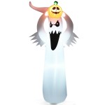 6 Feet Ghost with Pumpkin
