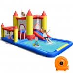 Water Slide & Large Pool (480W Blower)