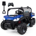 ☆ 2026 NEWEST [24V] Kids 2-Seater Ride-on Dump Truck - 4WD